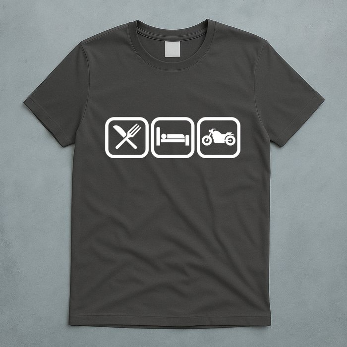 Eat Sleep Motorcycle Biker Fan T-Shirt