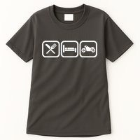 Eat Sleep Motorcycle Biker Fan Tall T-Shirt