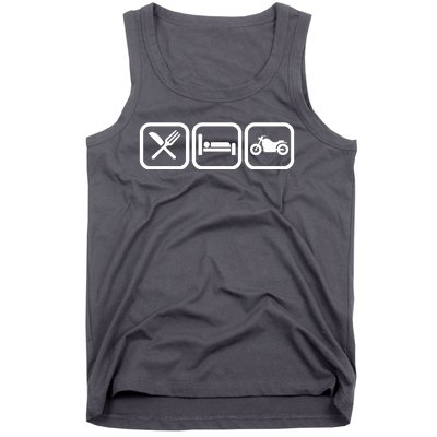 Eat Sleep Motorcycle Biker Fan Tank Top