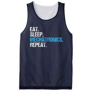 Eat Sleep Mechatronics Repeat Mechatronics Engineer Mesh Reversible Basketball Jersey Tank