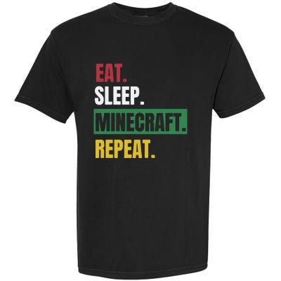 Eat Sleep Mine.Craft Repeat Garment-Dyed Heavyweight T-Shirt