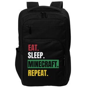 Eat Sleep Mine.Craft Repeat Impact Tech Backpack