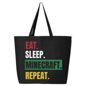 Eat Sleep Mine.Craft Repeat 25L Jumbo Tote