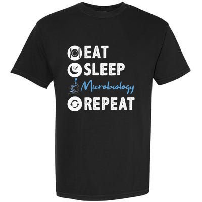 Eat Sleep Microbiology Repeat Microbiologist Garment-Dyed Heavyweight T-Shirt