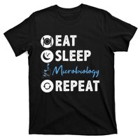 Eat Sleep Microbiology Repeat Microbiologist T-Shirt