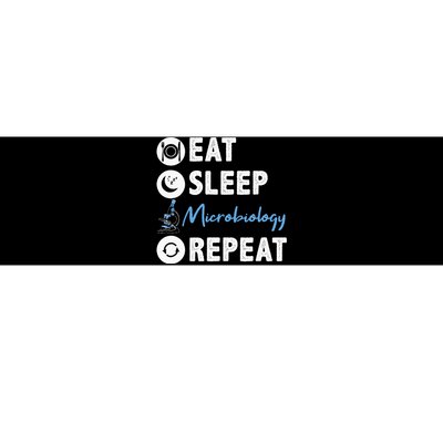 Eat Sleep Microbiology Repeat Microbiologist Bumper Sticker