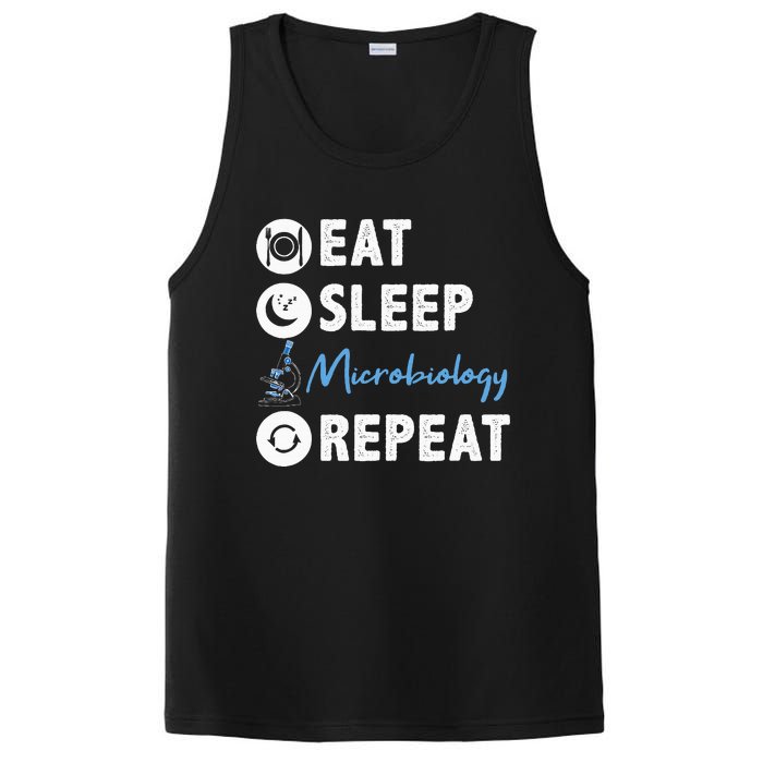 Eat Sleep Microbiology Repeat Microbiologist PosiCharge Competitor Tank