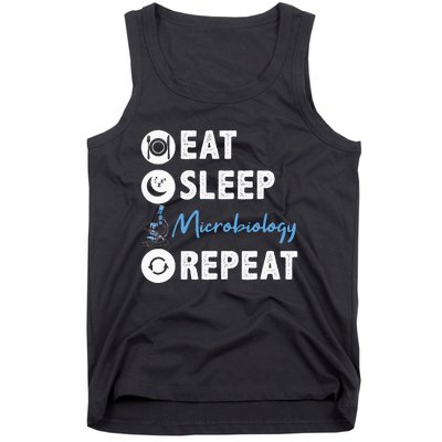 Eat Sleep Microbiology Repeat Microbiologist Tank Top