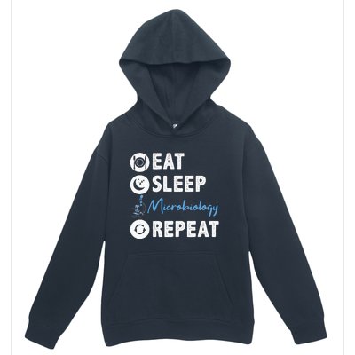 Eat Sleep Microbiology Repeat Microbiologist Urban Pullover Hoodie