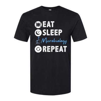 Eat Sleep Microbiology Repeat Microbiologist Softstyle CVC T-Shirt