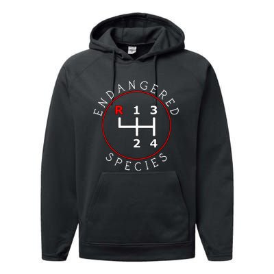 Endangered Species Manual Gearbox Stick Shift 4 Speed 1320 Performance Fleece Hoodie