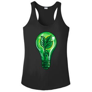 Energy Saving Mode Support Activism Plant Graphic Design Gift Ladies PosiCharge Competitor Racerback Tank