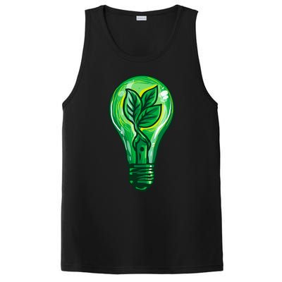 Energy Saving Mode Support Activism Plant Graphic Design Gift PosiCharge Competitor Tank