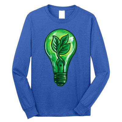 Energy Saving Mode Support Activism Plant Graphic Design Gift Long Sleeve Shirt