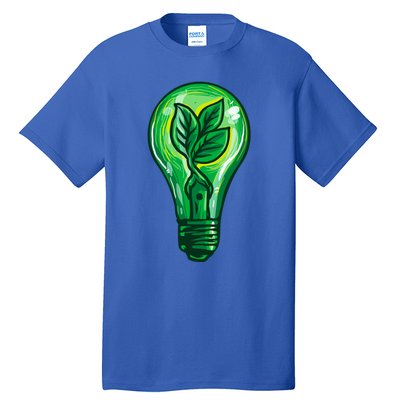 Energy Saving Mode Support Activism Plant Graphic Design Gift Tall T-Shirt