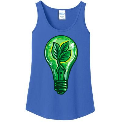 Energy Saving Mode Support Activism Plant Graphic Design Gift Ladies Essential Tank