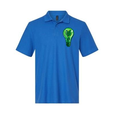 Energy Saving Mode Support Activism Plant Graphic Design Gift Softstyle Adult Sport Polo