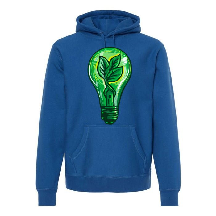 Energy Saving Mode Support Activism Plant Graphic Design Gift Premium Hoodie