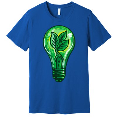 Energy Saving Mode Support Activism Plant Graphic Design Gift Premium T-Shirt