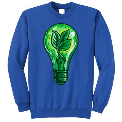 Energy Saving Mode Support Activism Plant Graphic Design Gift Tall Sweatshirt