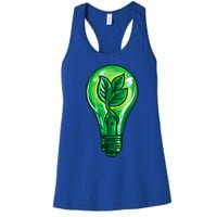 Energy Saving Mode Support Activism Plant Graphic Design Gift Women's Racerback Tank