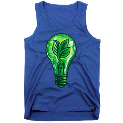 Energy Saving Mode Support Activism Plant Graphic Design Gift Tank Top