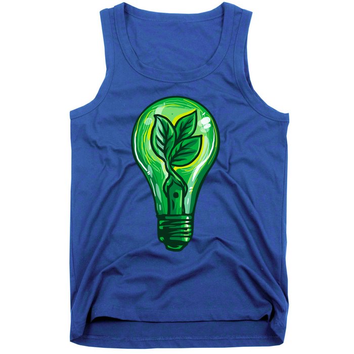 Energy Saving Mode Support Activism Plant Graphic Design Gift Tank Top