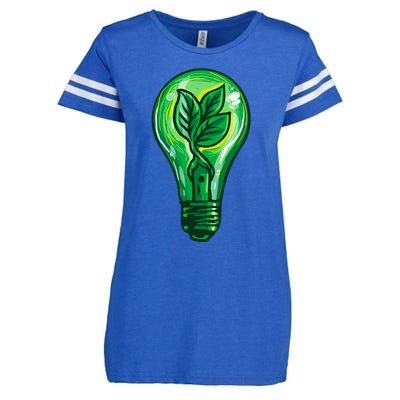 Energy Saving Mode Support Activism Plant Graphic Design Gift Enza Ladies Jersey Football T-Shirt