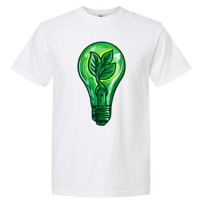 Energy Saving Mode Support Activism Plant Graphic Design Gift Garment-Dyed Heavyweight T-Shirt