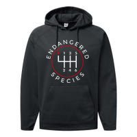 Endangered Species Manual Gearbox Stick Shift 6 Speed Performance Fleece Hoodie