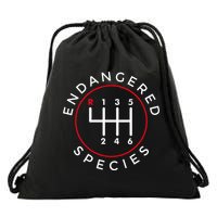 Endangered Species Manual Gearbox Stick Shift 6 Speed Drawstring Bag