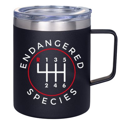 Endangered Species Manual Gearbox Stick Shift 6 Speed 12oz Stainless Steel Coffee Mug