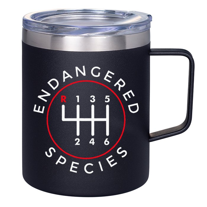 Endangered Species Manual Gearbox Stick Shift 6 Speed 12oz Stainless Steel Coffee Mug