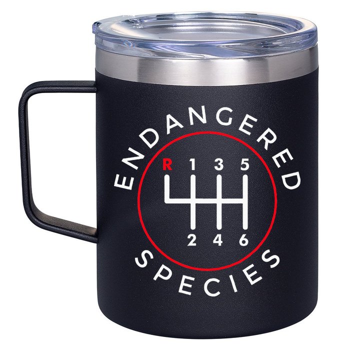 Endangered Species Manual Gearbox Stick Shift 6 Speed 12oz Stainless Steel Coffee Mug