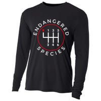 Endangered Species Manual Gearbox Stick Shift 6 Speed Cooling Performance Long Sleeve Crew