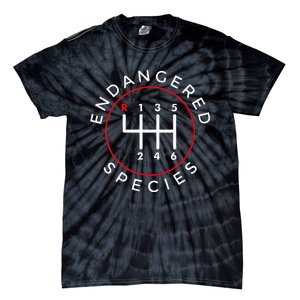 Endangered Species Manual Gearbox Stick Shift 6 Speed Tie-Dye T-Shirt