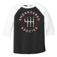 Endangered Species Manual Gearbox Stick Shift 6 Speed Toddler Fine Jersey T-Shirt