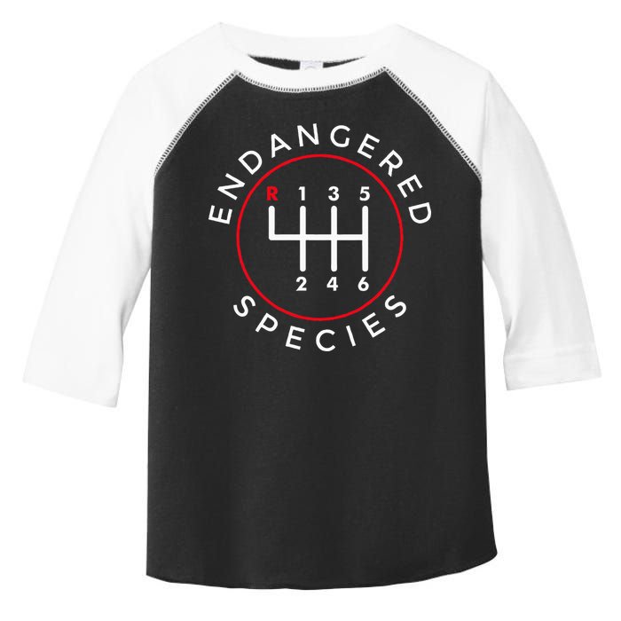 Endangered Species Manual Gearbox Stick Shift 6 Speed Toddler Fine Jersey T-Shirt