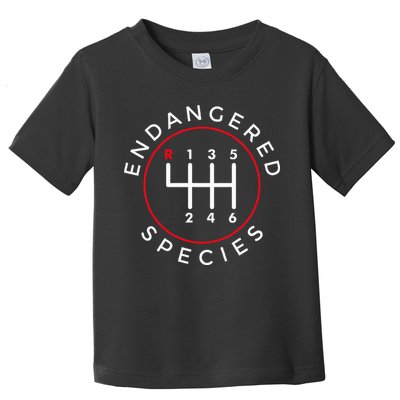 Endangered Species Manual Gearbox Stick Shift 6 Speed Toddler T-Shirt