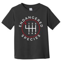Endangered Species Manual Gearbox Stick Shift 6 Speed Toddler T-Shirt