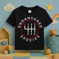 Endangered Species Manual Gearbox Stick Shift 6 Speed Toddler T-Shirt