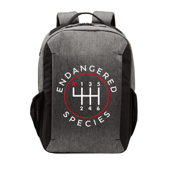 Endangered Species Manual Gearbox Stick Shift 6 Speed Vector Backpack