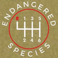 Endangered Species Manual Gearbox Stick Shift 6 Speed Garment-Dyed Women's Muscle Tee