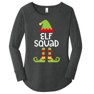 Elf Squad Matching Boy Girl Christmas Elf Women's Perfect Tri Tunic Long Sleeve Shirt