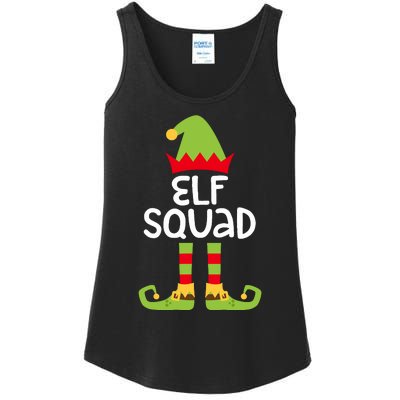 Elf Squad Matching Boy Girl Christmas Elf Ladies Essential Tank