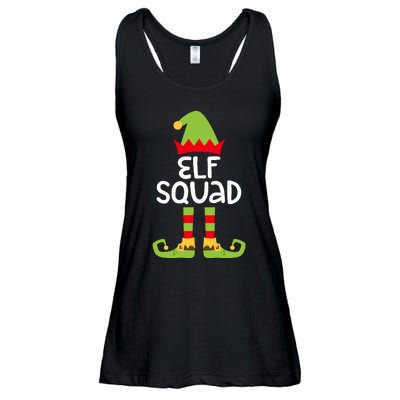 Elf Squad Matching Boy Girl Christmas Elf Ladies Essential Flowy Tank