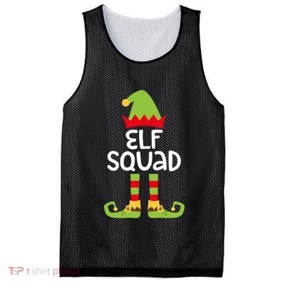 Elf Squad Matching Boy Girl Christmas Elf Mesh Reversible Basketball Jersey Tank