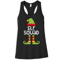 Elf Squad Matching Boy Girl Christmas Elf Women's Racerback Tank