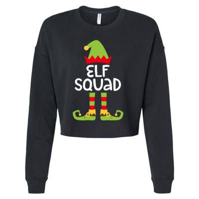 Elf Squad Matching Boy Girl Christmas Elf Cropped Pullover Crew