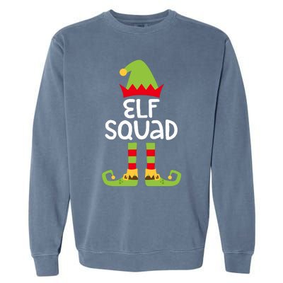 Elf Squad Matching Boy Girl Christmas Elf Garment-Dyed Sweatshirt